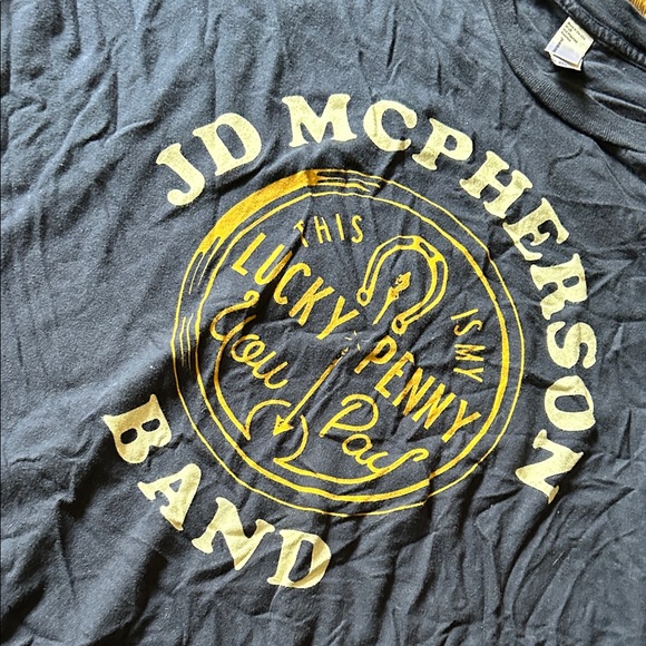 JD McPherson Band Blue T-Shirt - Picture 3 of 3